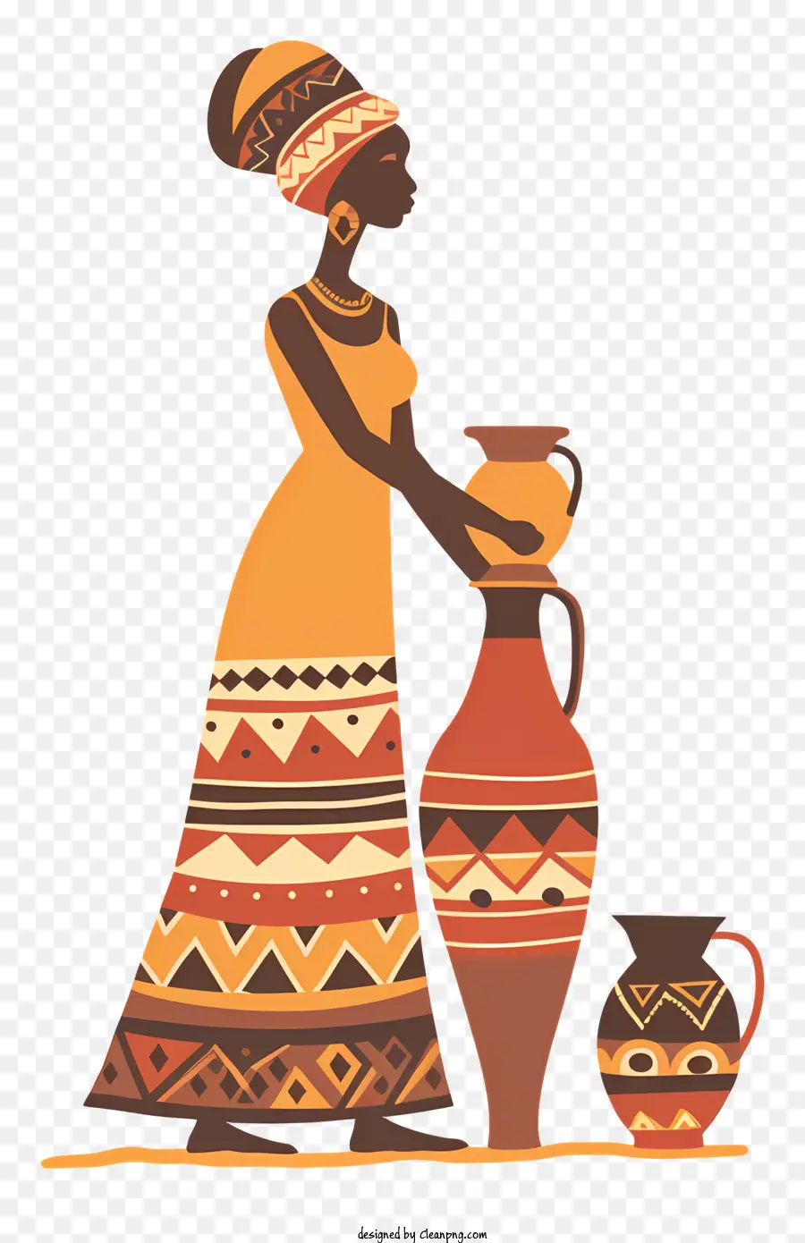 Mulher Africana，A Arte Africana PNG