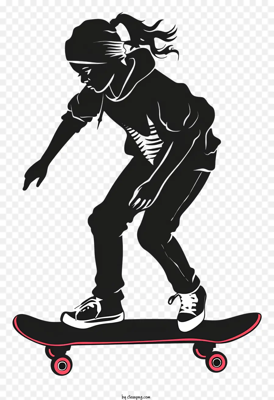 Riding Skateboard，Skatista PNG