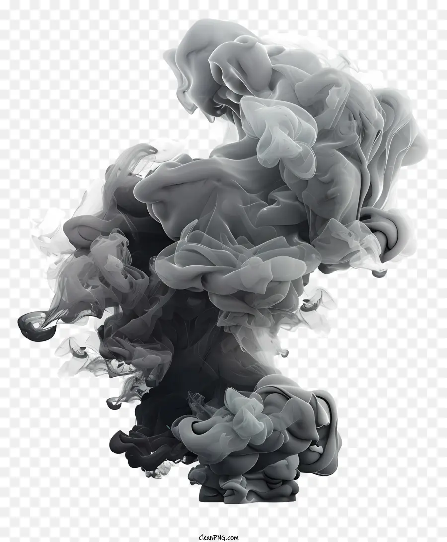 Fumaça，Obra De Arte Abstrata PNG