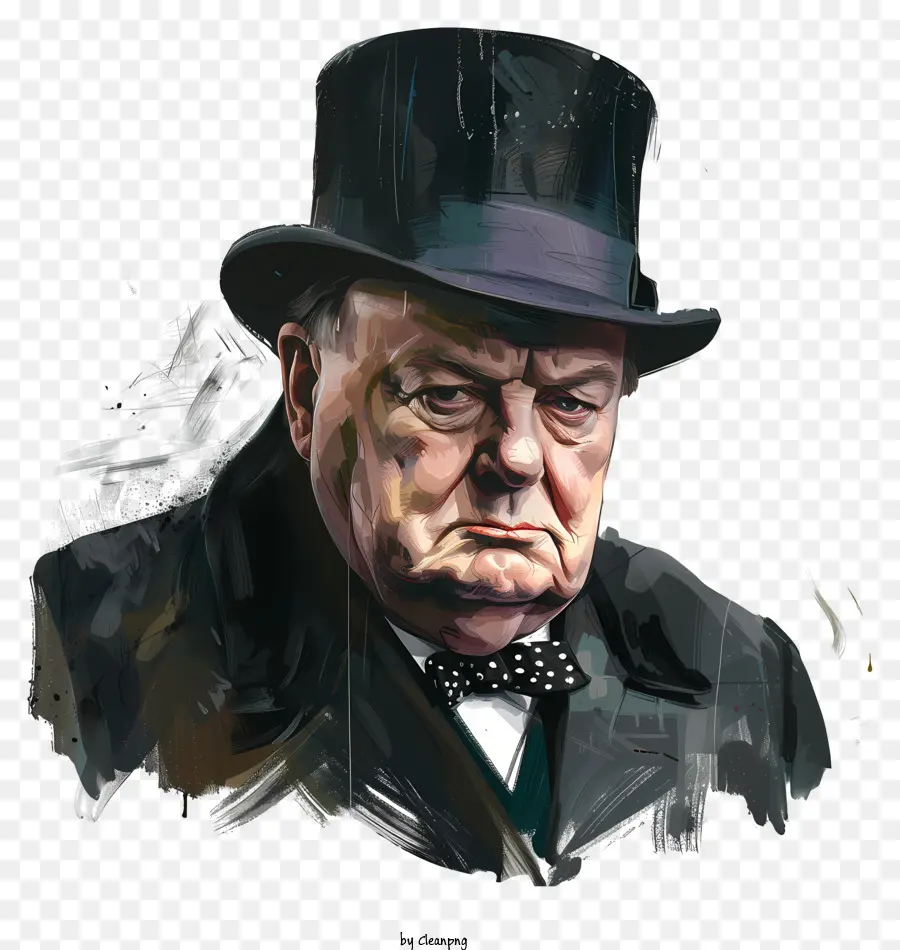 Dia De Winston Churchill，Moda Vintage PNG