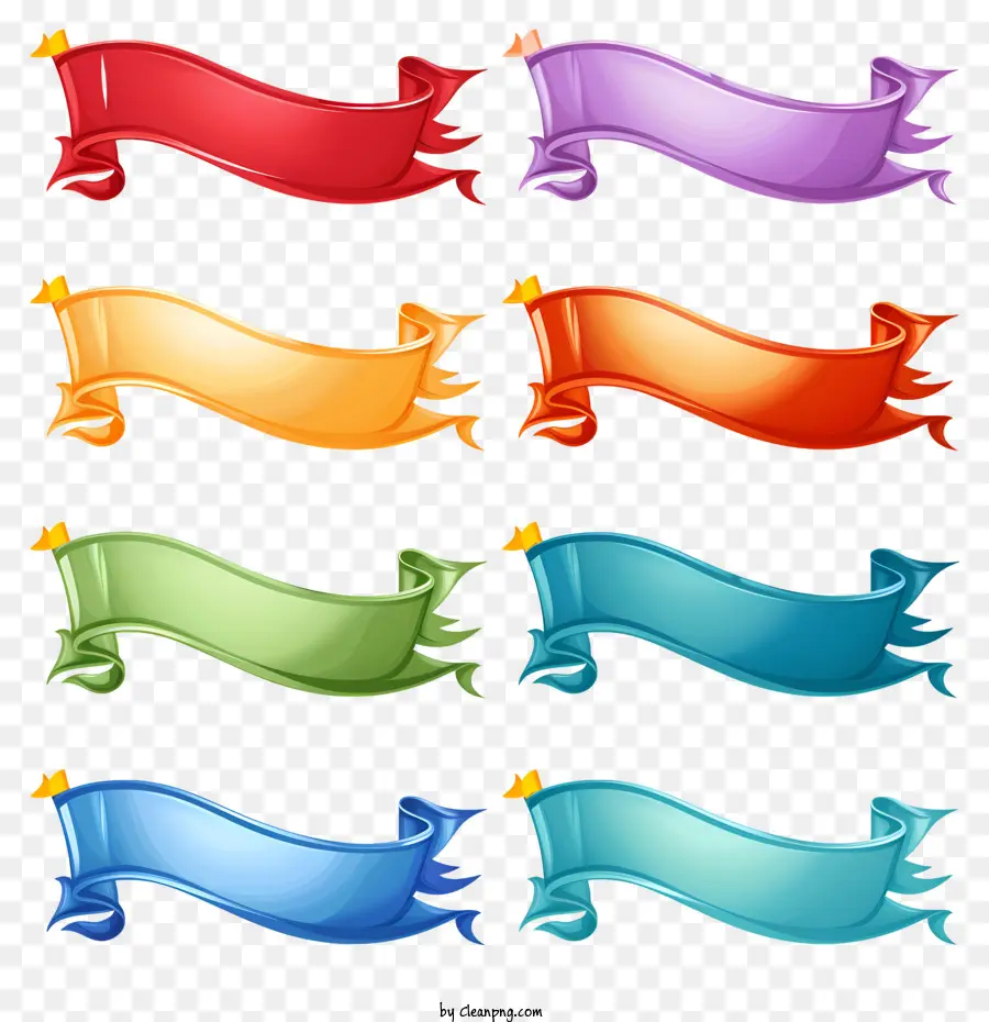 Banners，Banners Coloridos PNG