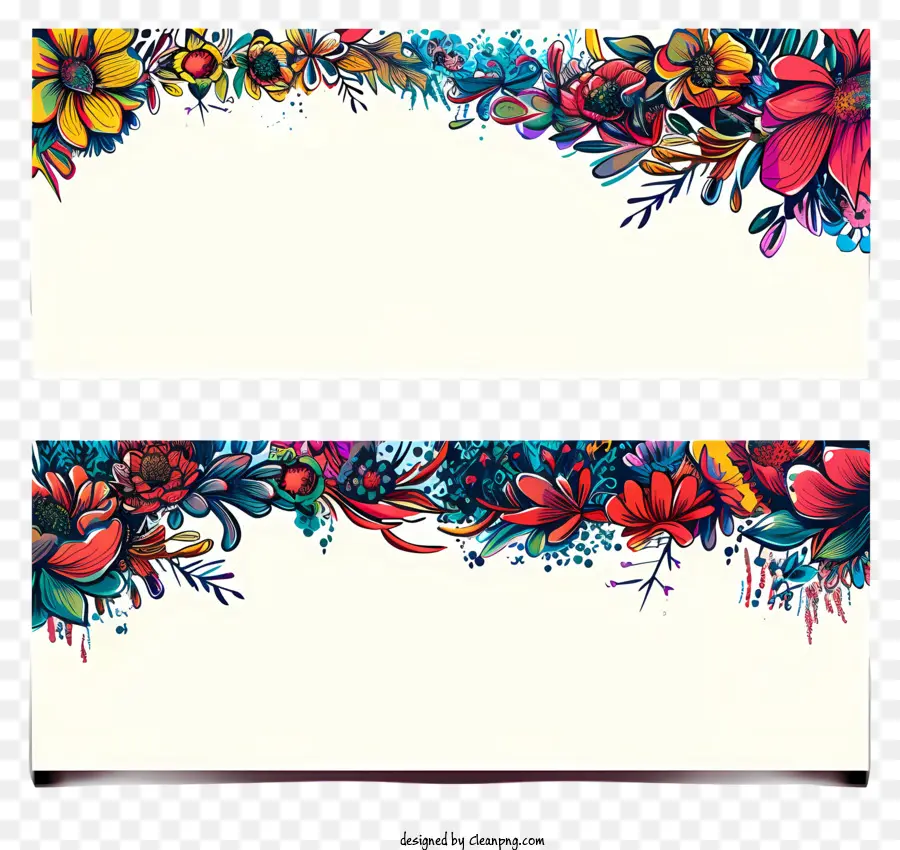 Banners，Design Floral PNG
