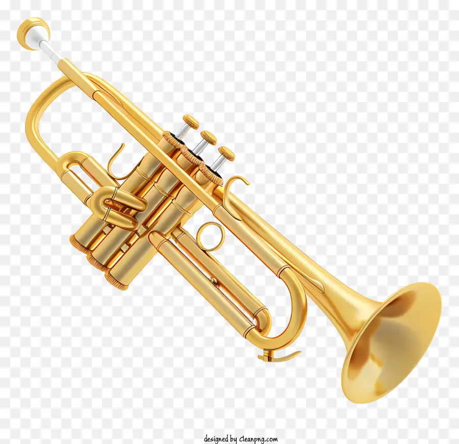 Trompete，Trompete De Bronze PNG