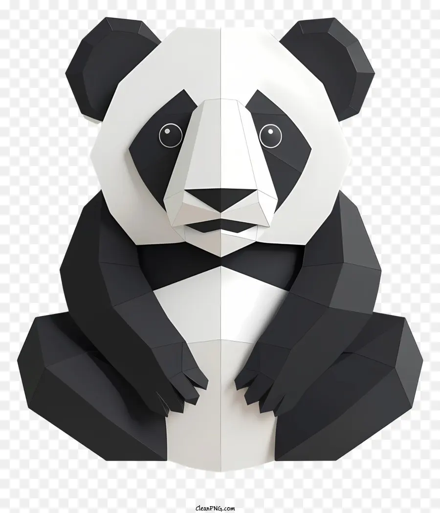 Panda，Formas Geométricas PNG