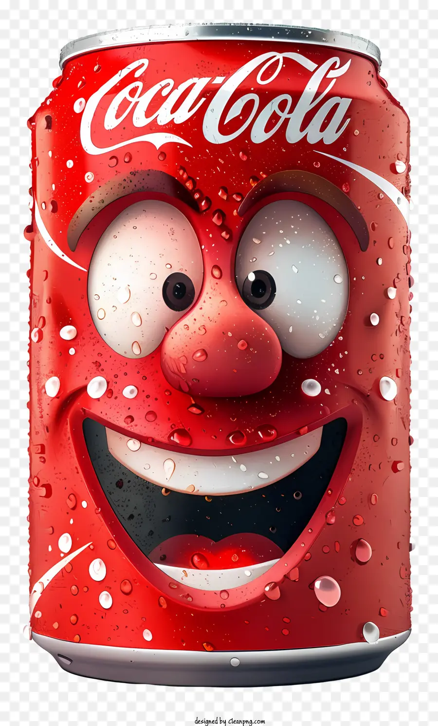 A Coca Cola，Red Soda Can PNG