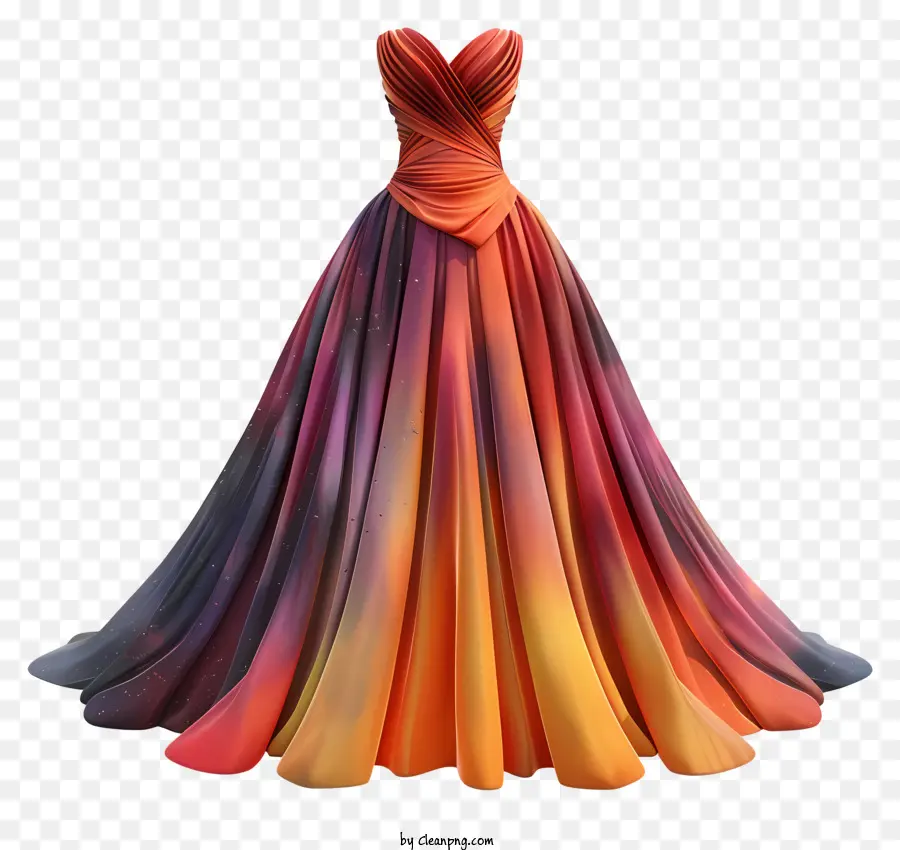 Vestido De Baile，Vestido Colorido PNG