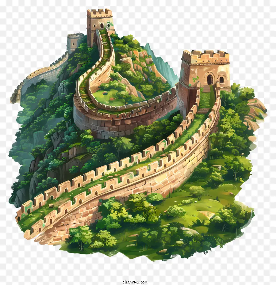 Grande Muralha Da China，Turismo Da China PNG