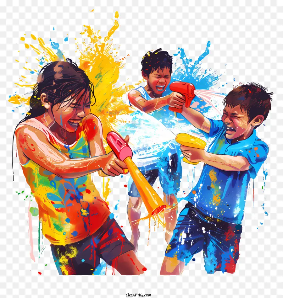 Songkran，Filhos PNG