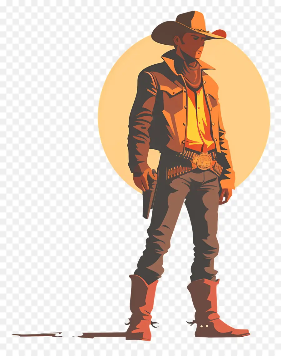 Cowboy，Pôr Do Sol PNG