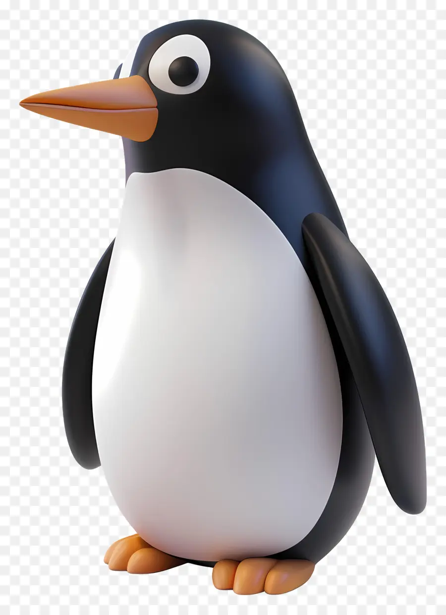 Penguin，Preto E Branco PNG