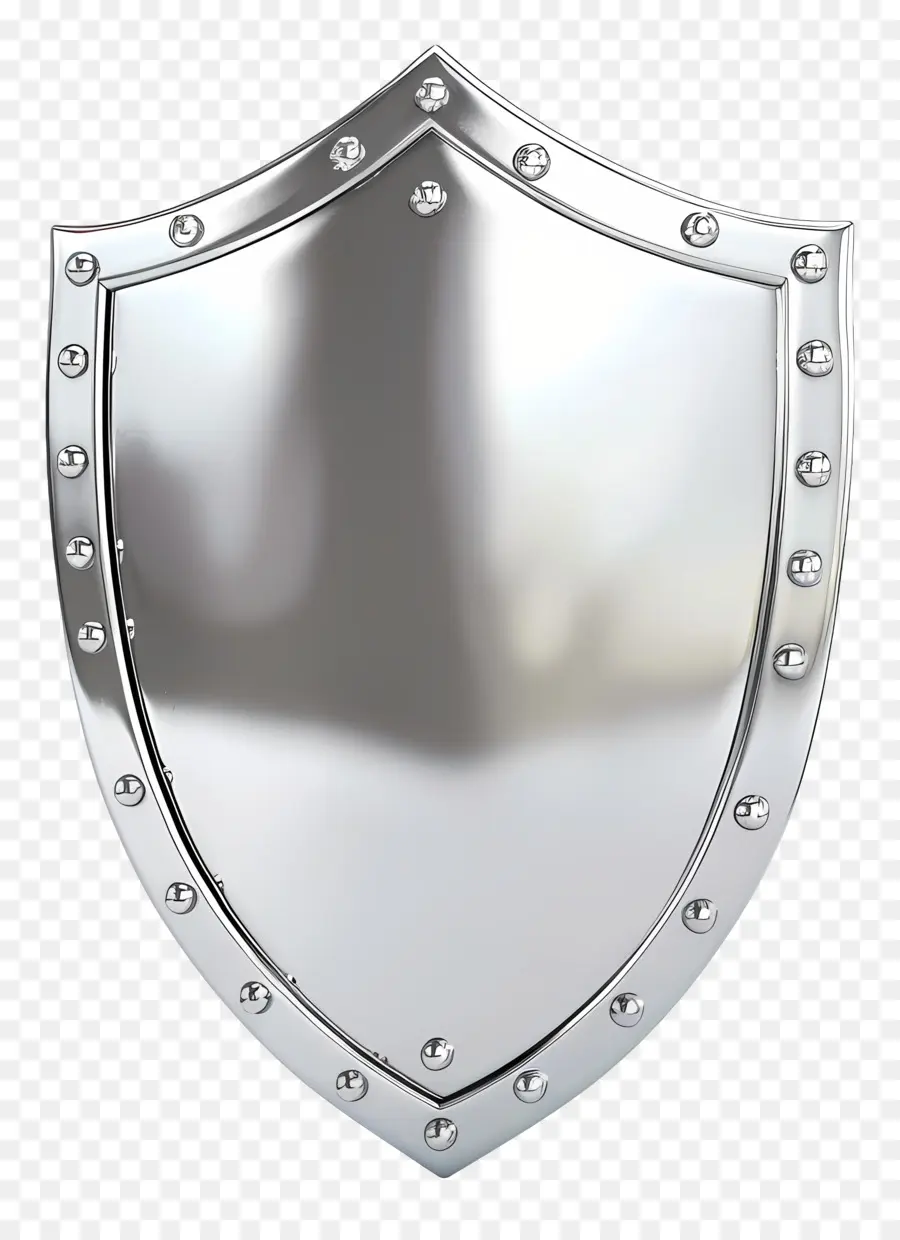 Escudo De Prata，Escudo De Aço Inoxidável PNG