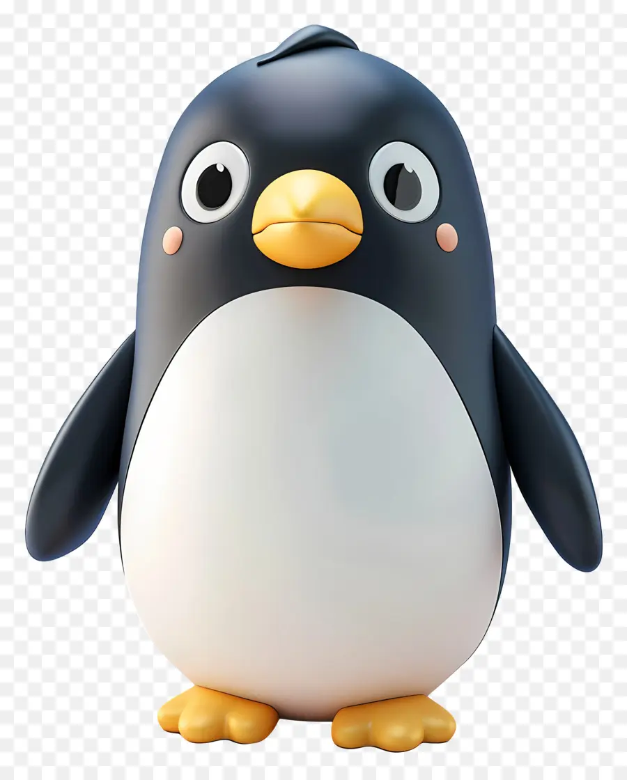 Penguin，Bico Amarelo PNG