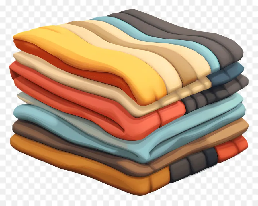 Cobertor De Lã，Roupas Coloridas PNG
