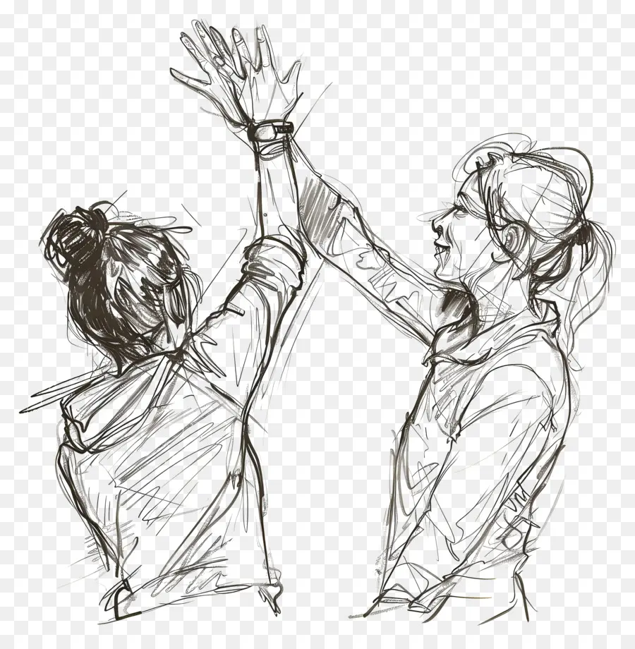 High Five，Desenho PNG