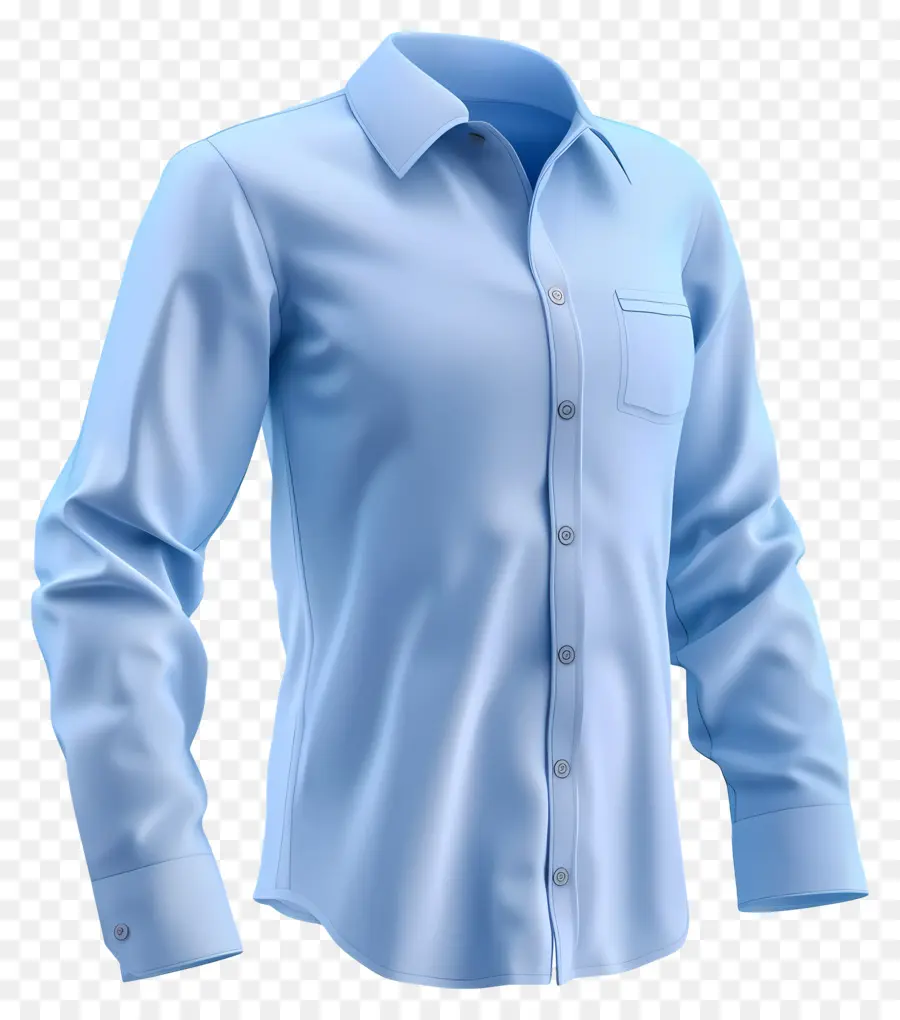 Camisa，Camisa De Negócios Azul Claro PNG