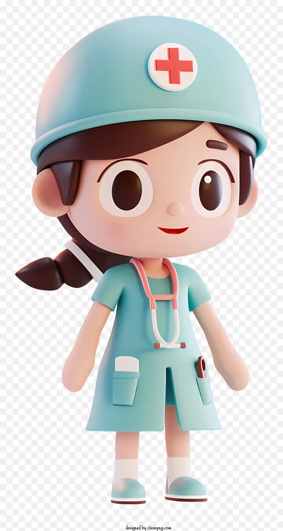 Enfermeira，Personagem De Desenho Animado PNG