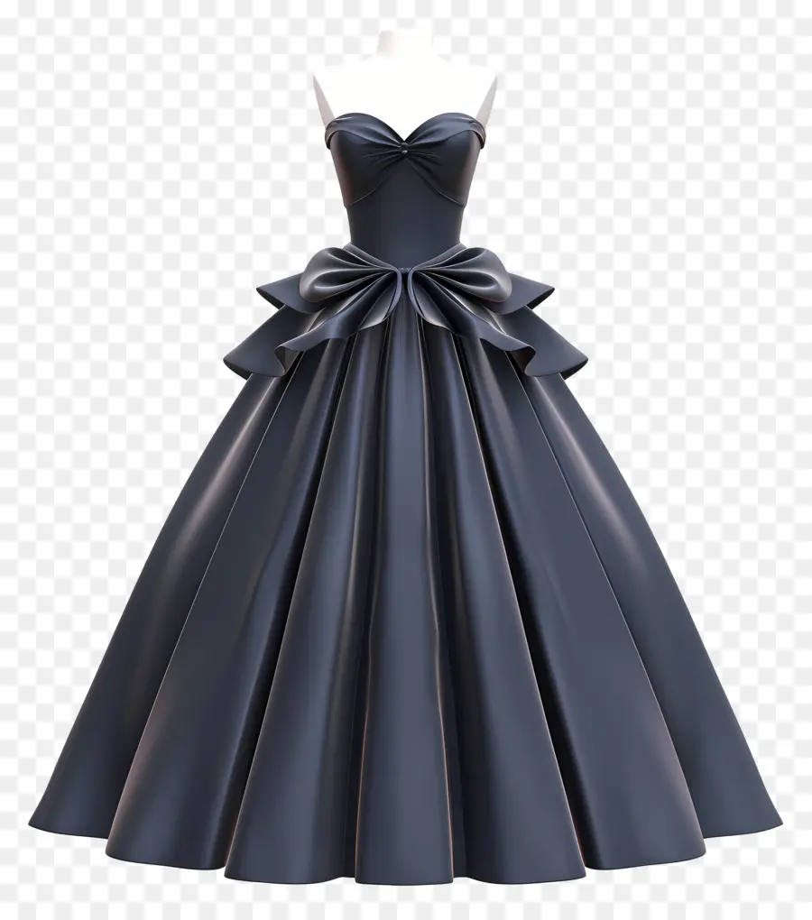 Vestido De Baile，Vestido De Noite Preta PNG