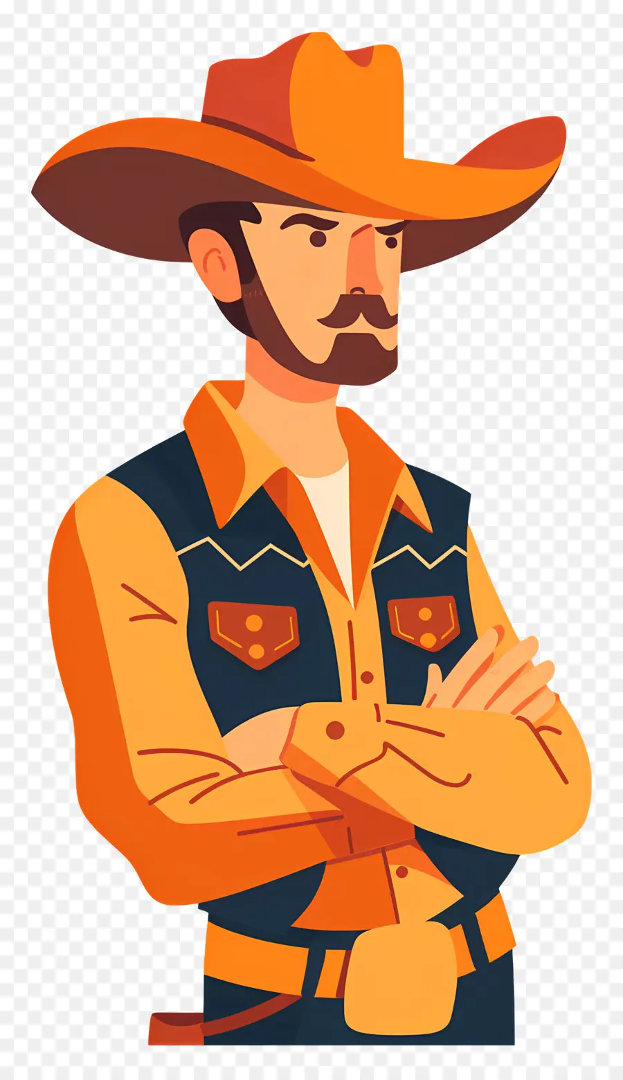 Cowboy，Traje Ocidental PNG