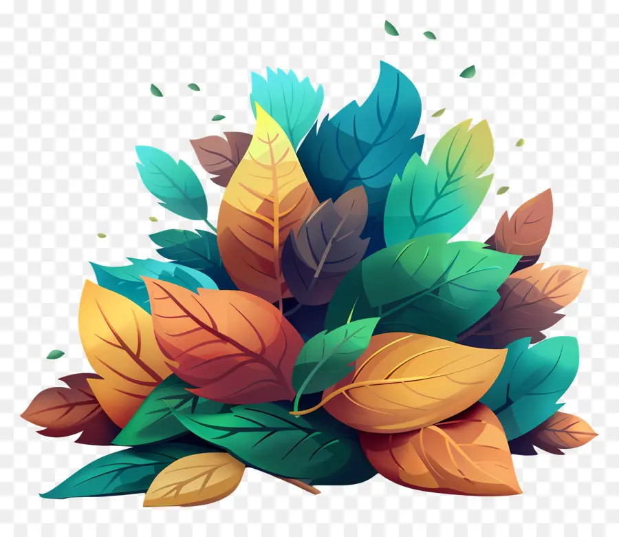 Folha De Pilha，Autumn Leaves PNG