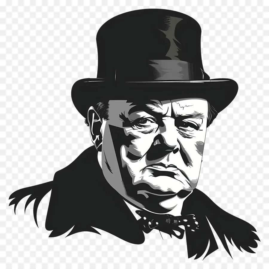 Dia De Winston Churchill，O Homem De Terno PNG
