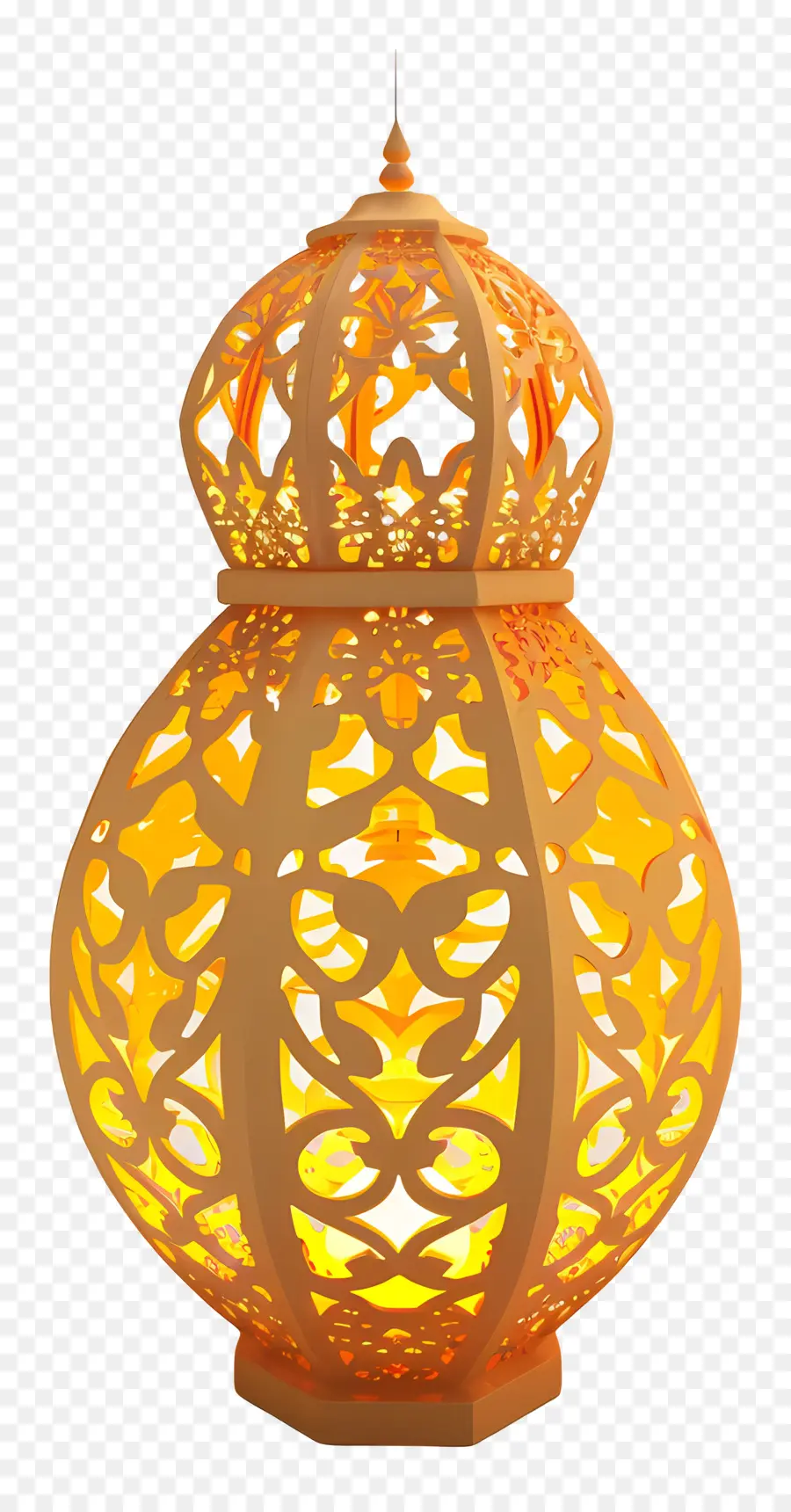 Islâmica Lâmpada，Lanterna Ornamentada PNG