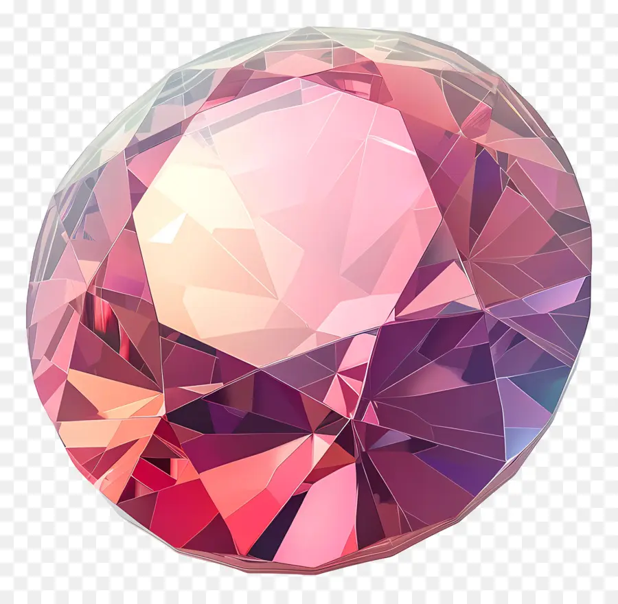 Birthstone，Diamante Cor De Rosa PNG