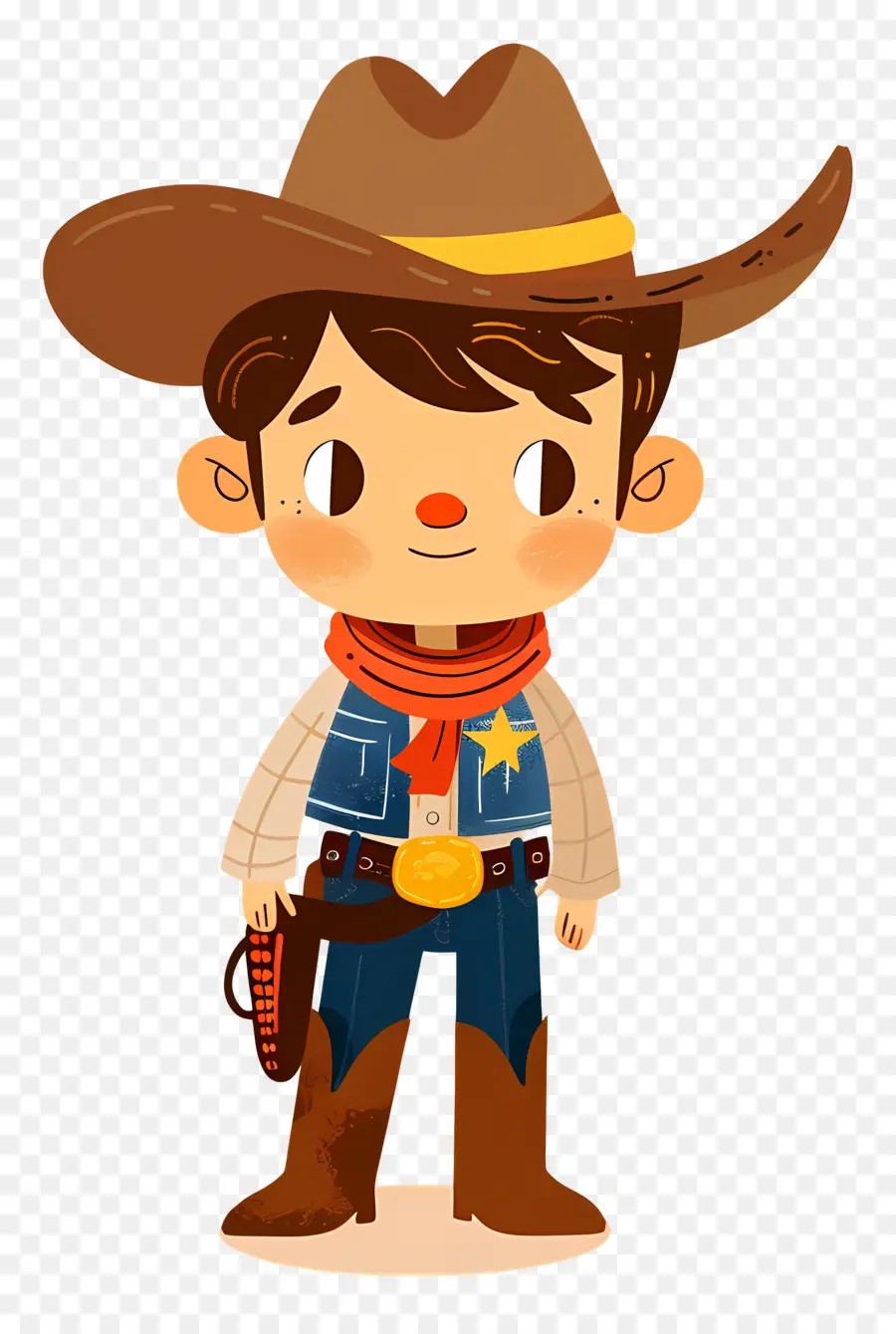 Cowboy，Personagem De Desenho Animado PNG