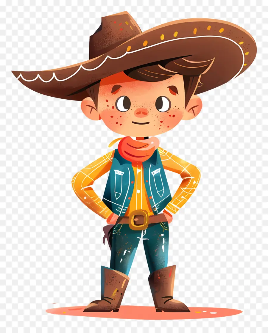 Cowboy，Cartoon PNG