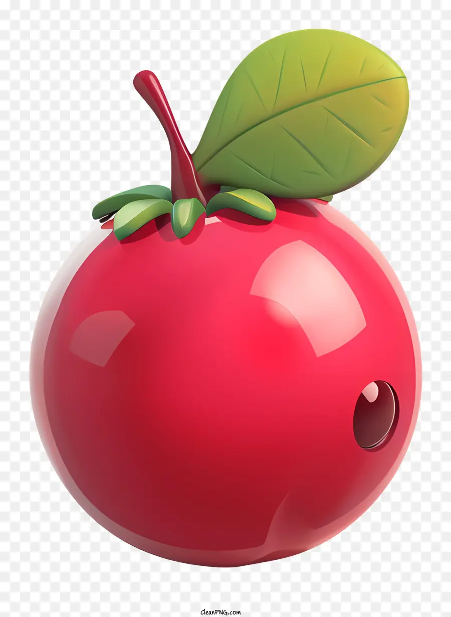 Cranberry，A Red Apple PNG