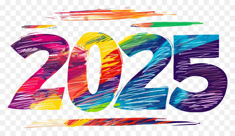 Ano Novo 2024，Colorido PNG