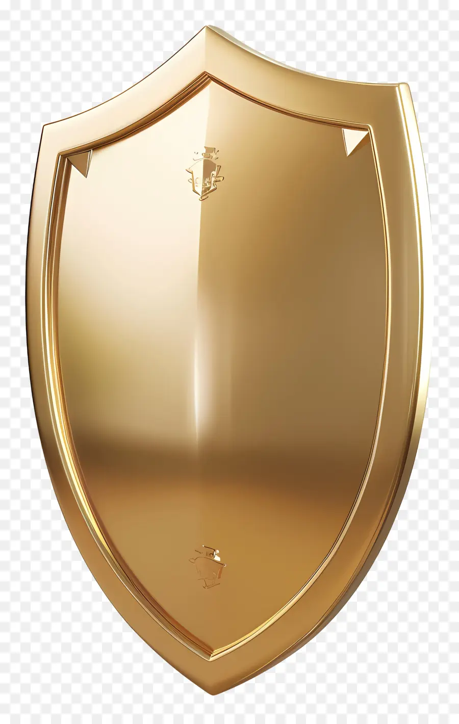 Escudo De Ouro，Blindagem Metálica PNG