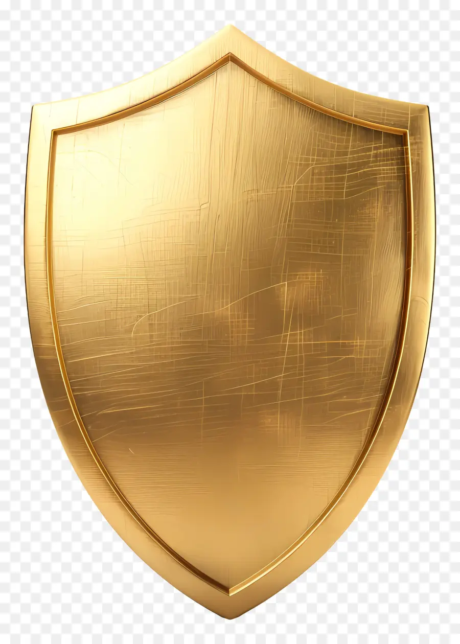 Escudo De Ouro，Símbolo De Proteção PNG