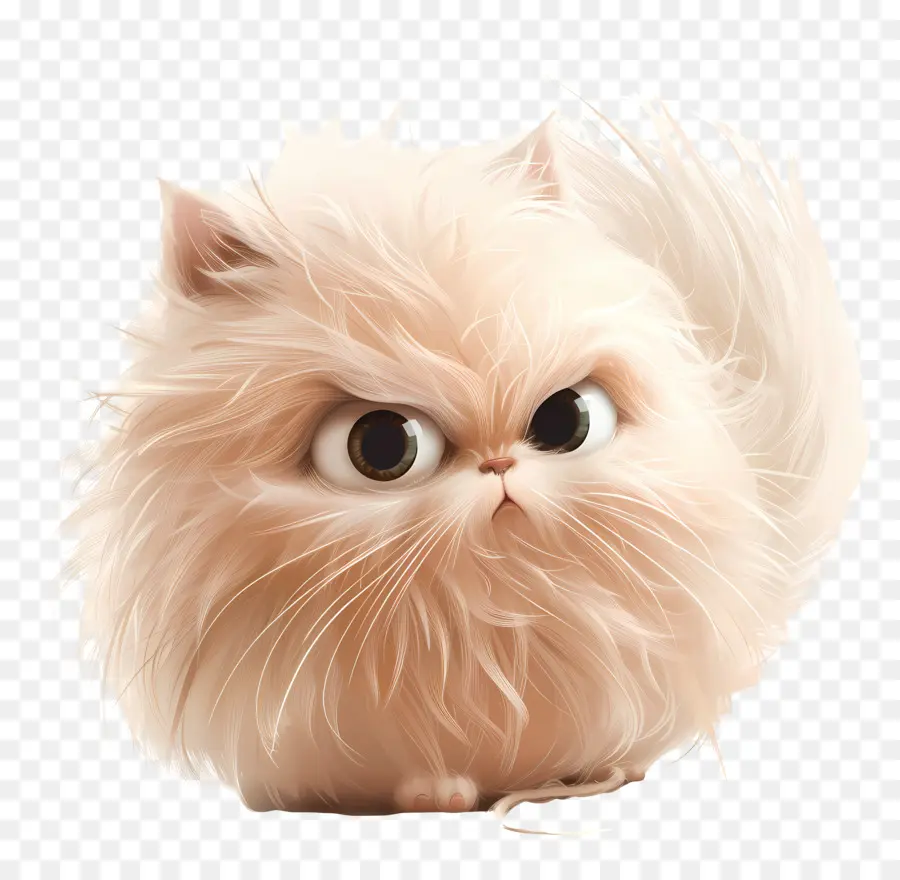 Dia Da Conscientização Da Bola De Cabelo，Gato Branco PNG