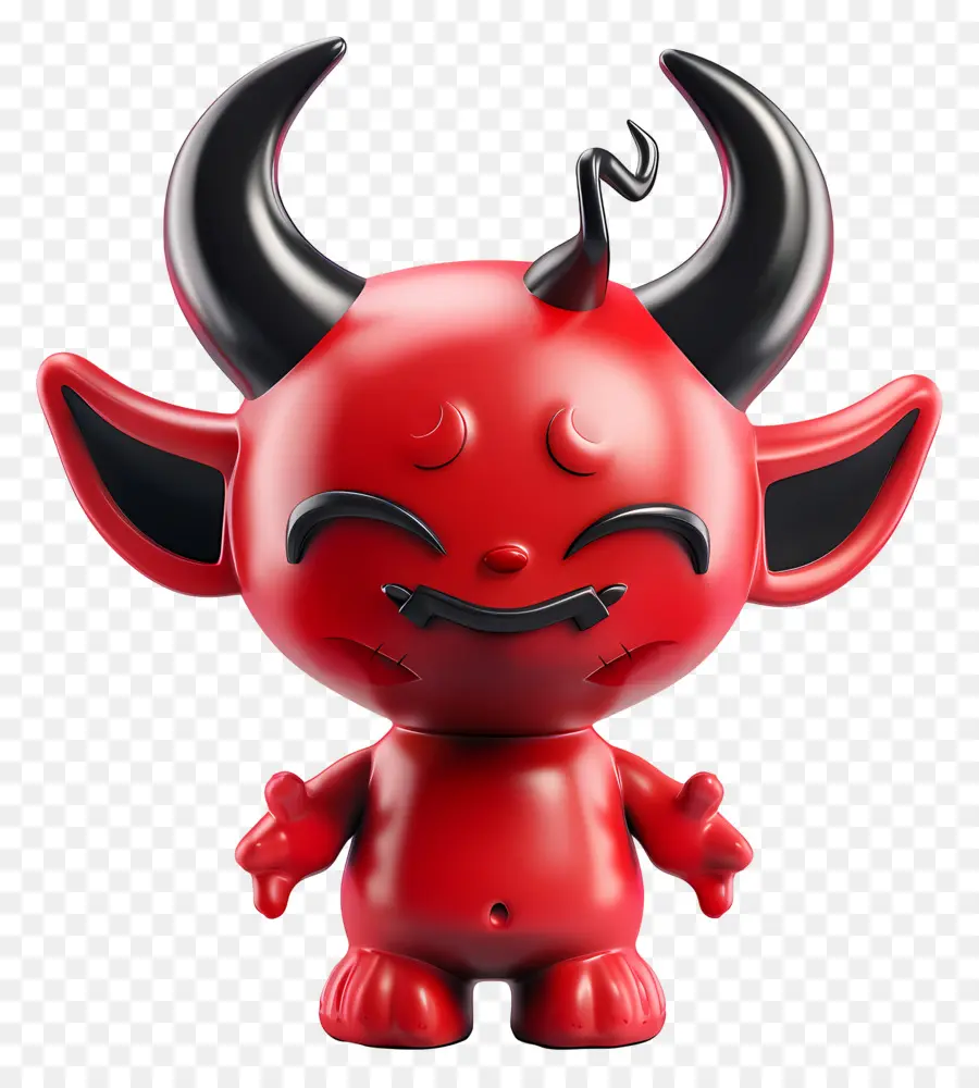 Diabo，Estatueta Do Diabo Vermelho PNG
