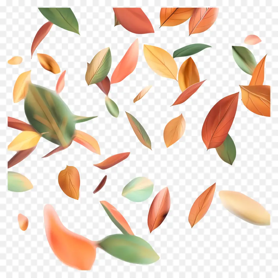 Folhas Caindo，Autumn Leaves PNG