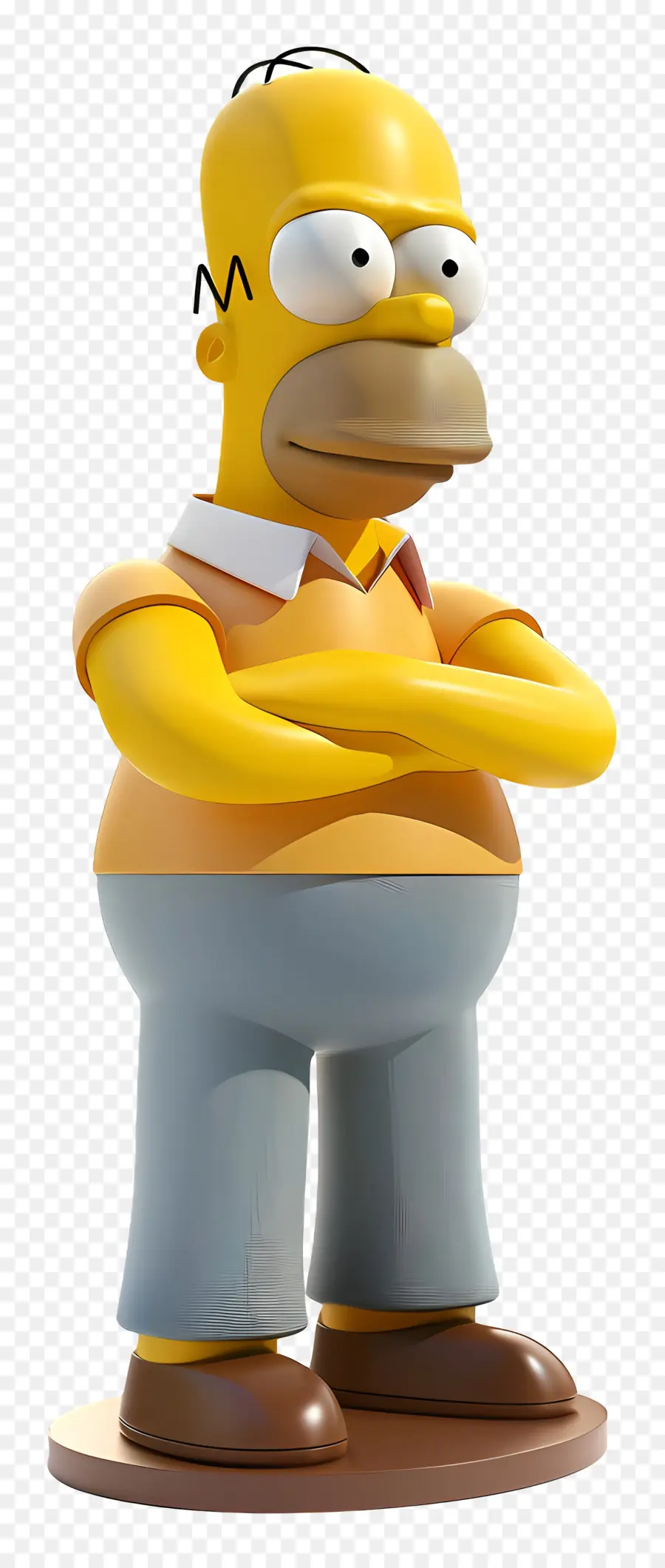 Homer Simpson，Personagem Amarelo PNG