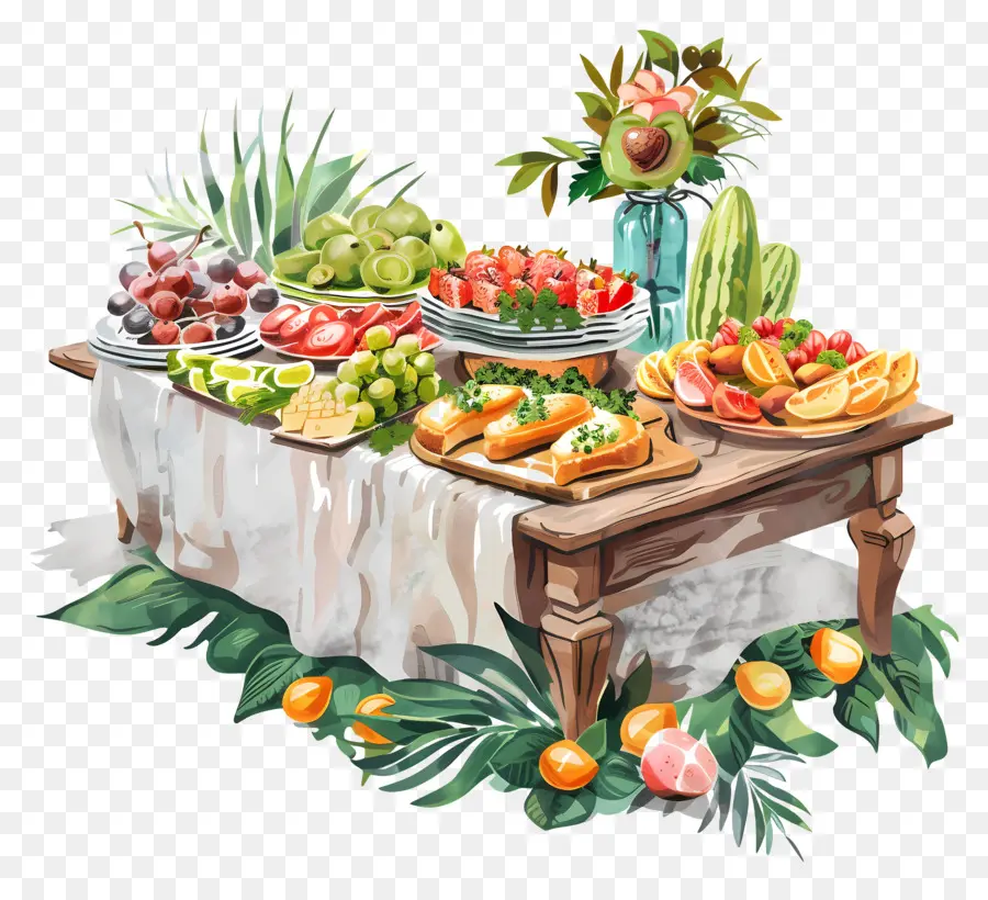 Buffet，Fruits PNG
