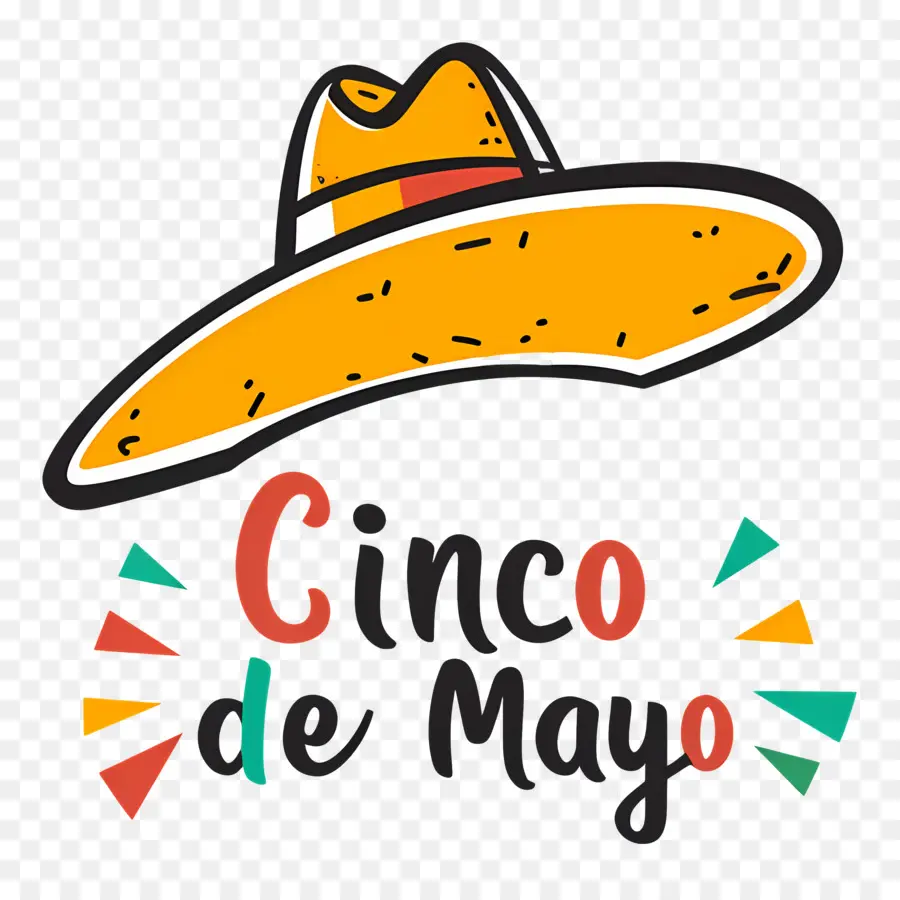 Cinco De Mayo，Sombrero Mexicano PNG