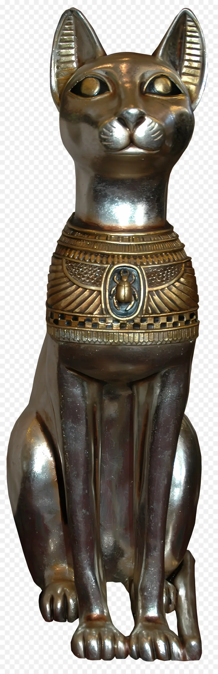 Egito，Estátua Do Gato Egípcio PNG