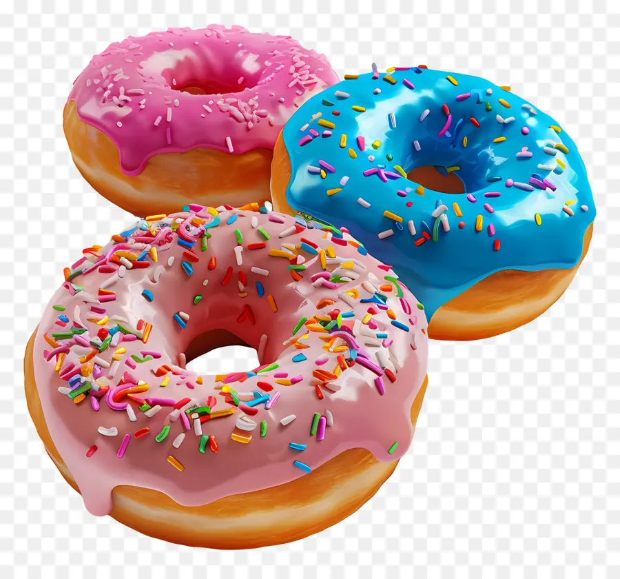 Donuts Envidraçados，Donuts PNG