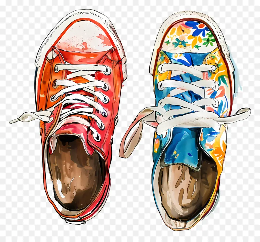 Sneakers，Colorido PNG
