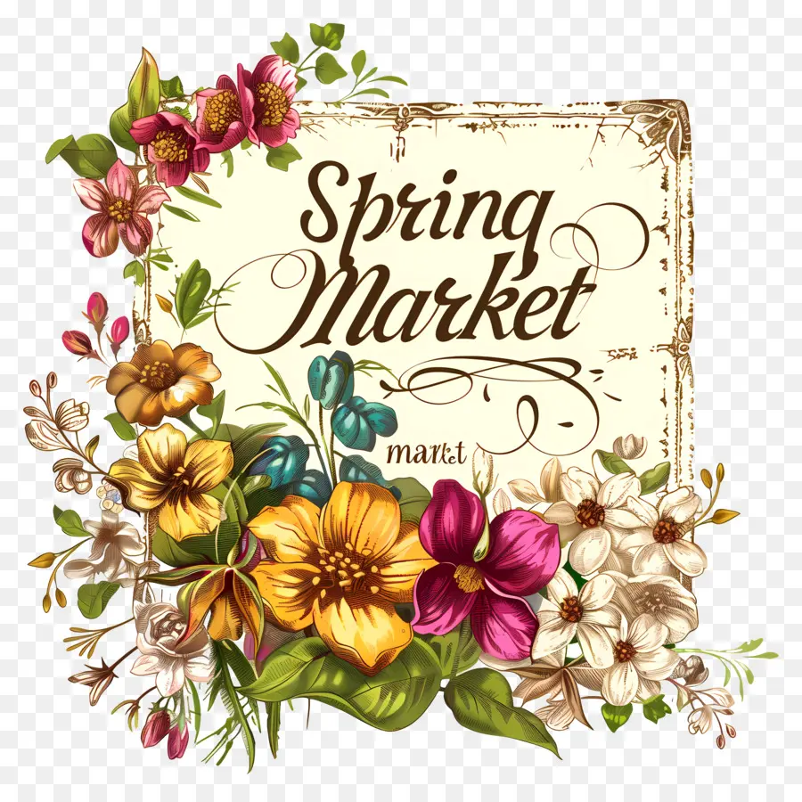 Mercado De Primavera，Primavera PNG