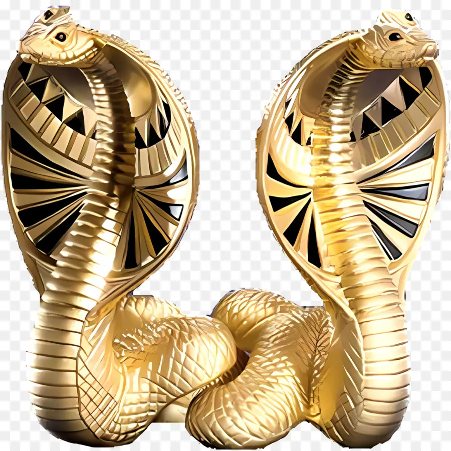 Egito，Cobra Dourada PNG