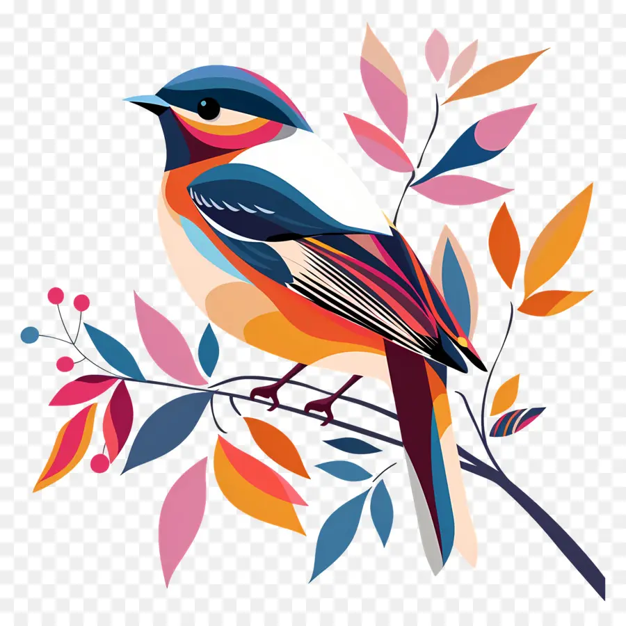 Pássaro Dia，Pássaro Ilustração PNG