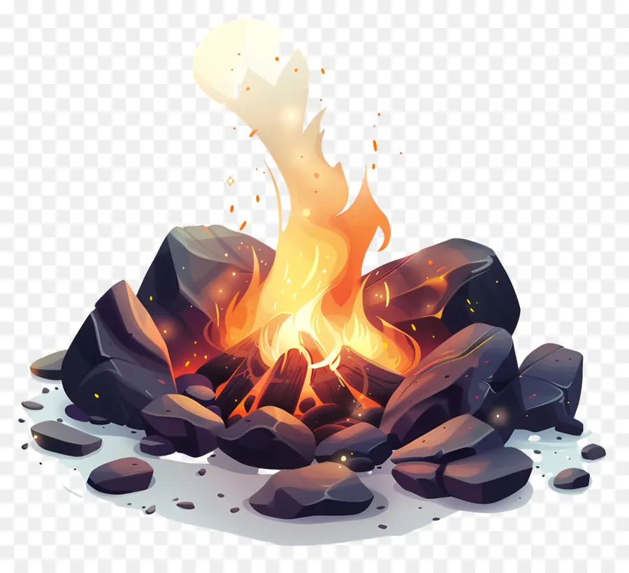 Campfire，Chamas PNG