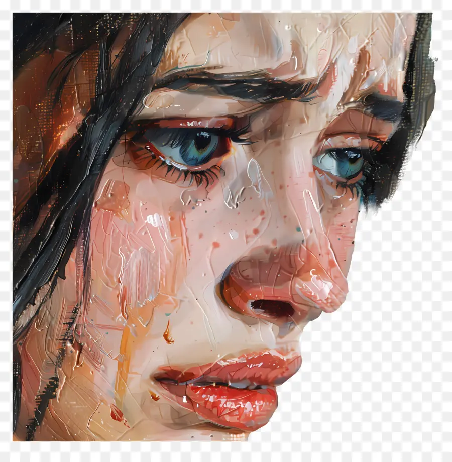 Crying Woman，Tristeza PNG