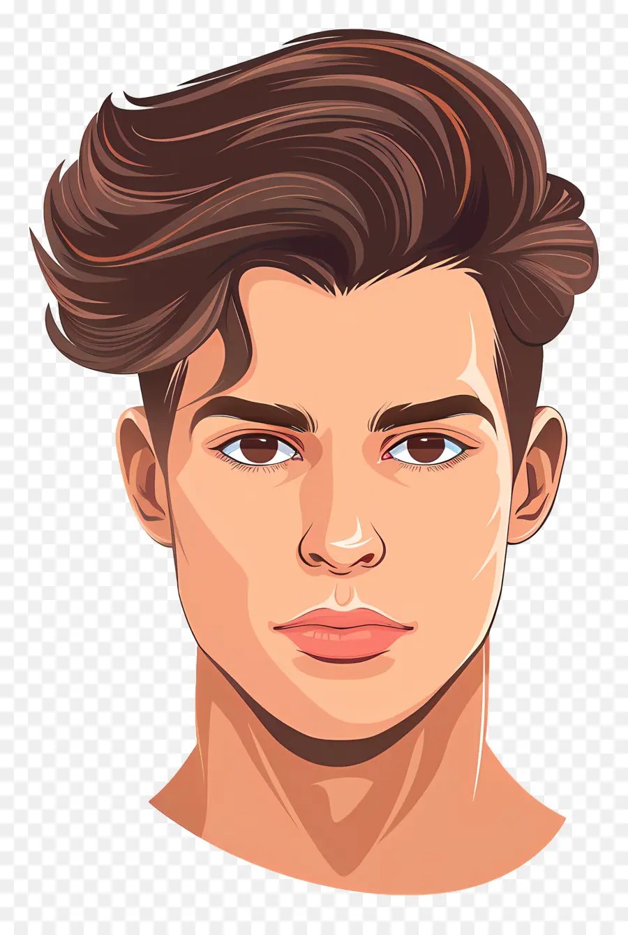 Cabelo De Homem，Menino Dos Desenhos Animados PNG