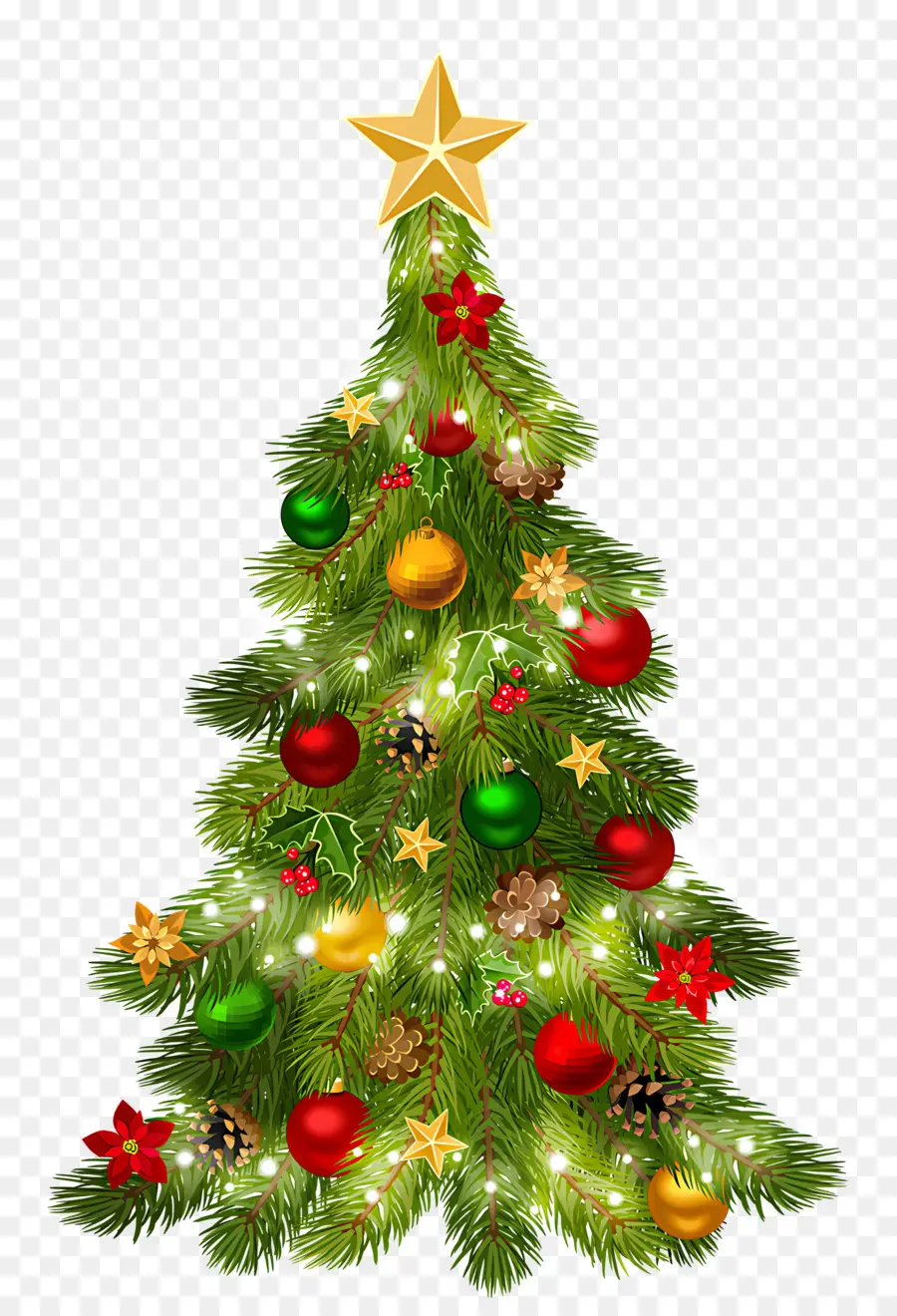 árvore De Natal，Decorações Para Árvores De Natal PNG