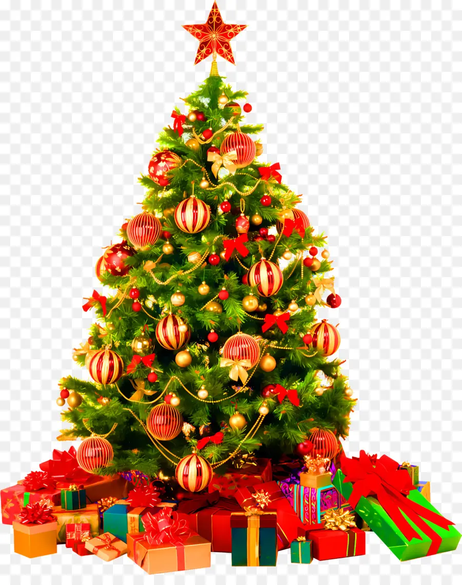 árvore De Natal，Presentes PNG
