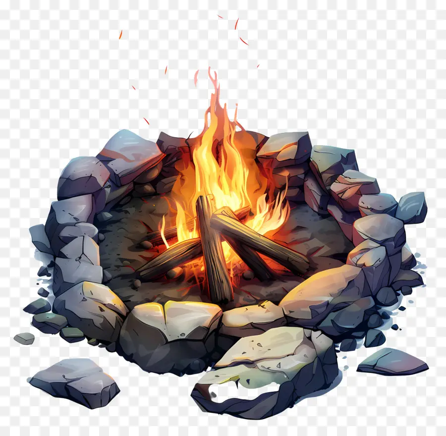 Campfire，Poço De Fogo PNG